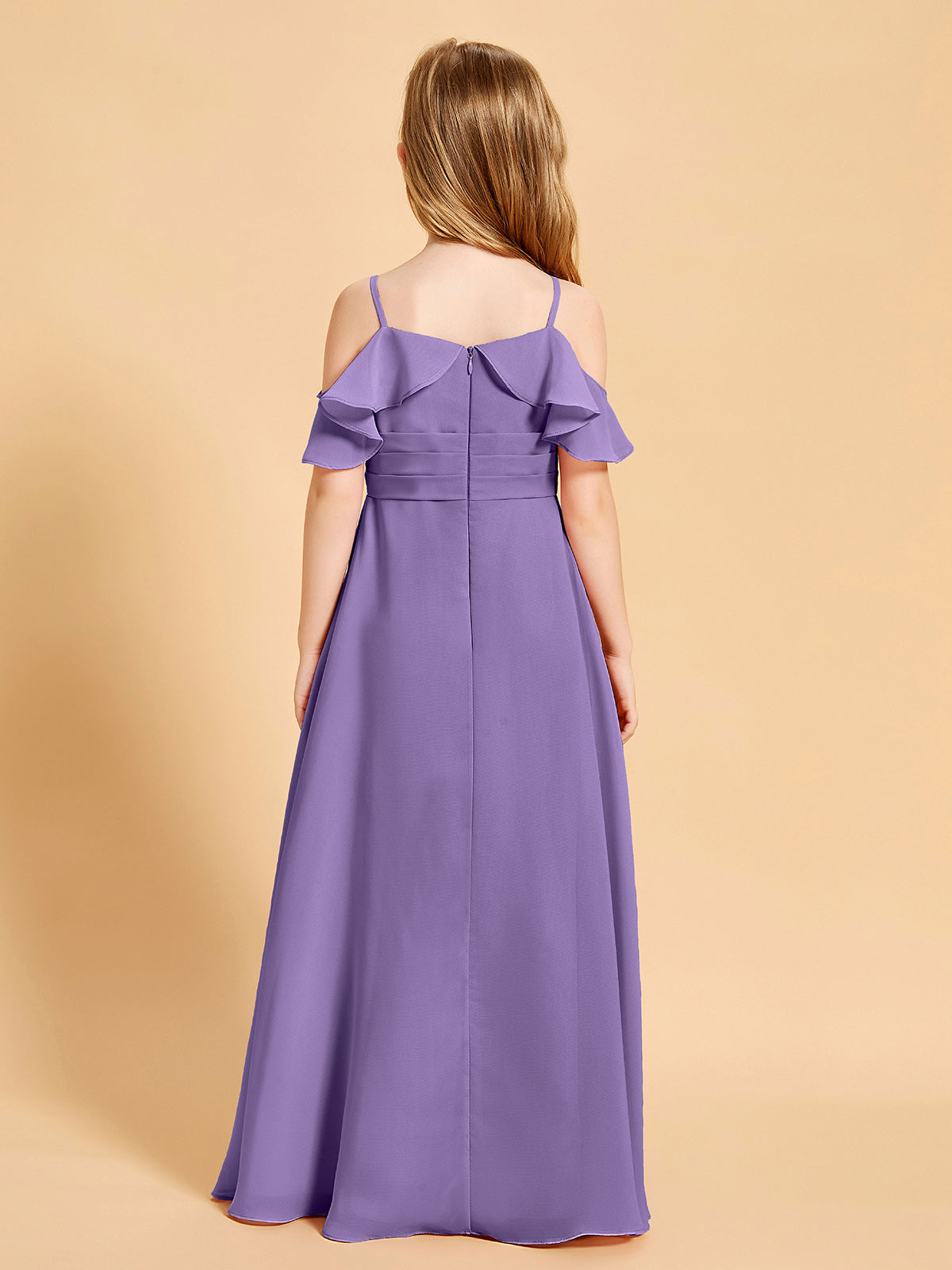 Off-the-Shoulder Bridesmaid Gown for Juniors Tahiti